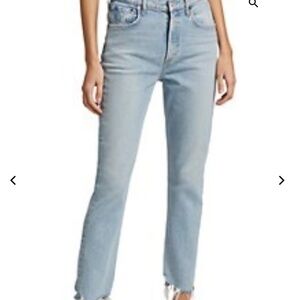 AGOLDE - Merrell Mid Rise Straight Size 30 Astray Light Wash